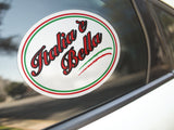 Italia e Bella Decal Sticker