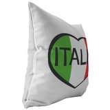 Italia Heart Pillow Cover with Insert