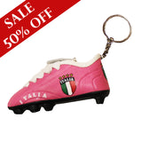 Italia Soccer Shoe Keychain (Pink) - SALE