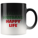 Italian Husband Happy Life Color Changing Mug