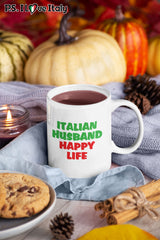 Italian Husband Happy Life Mug