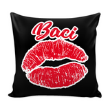 Italian Kisses Decorative Throw Pillow Set (Pillow Cover and Insert)