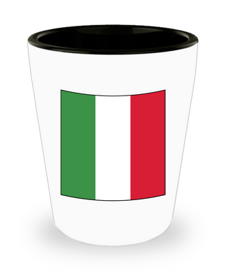 Italian Flag Shot Glass