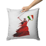 Italian Woman Warrior Decorative Throw Pillow Set (Pillow Cover and Insert)