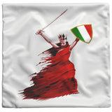 Italian Woman Warrior Decorative Throw Pillow Set (Pillow Cover and Insert)