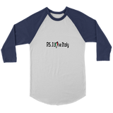 P.S. I Love Italy Logo - 3/4 Raglan Shirt