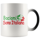 Kiss Me I'm Italian Color Changing Mug