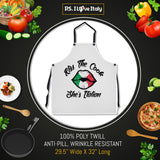 Kiss The Cook She's Italian Apron