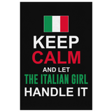 Let The Italian Girl Handle It Canvas Wall Art Portrait