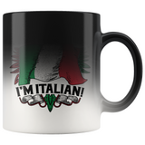 Not Yelling Italian Color Changing Mug