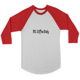 P.S. I Love Italy Logo - 3/4 Raglan Shirt