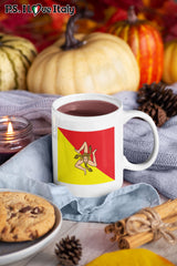 Sicilian Flag White 11oz Mug