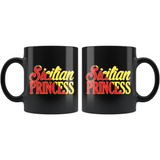 Sicilian Princess Black 11oz Mug