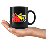 Sicilian Princess Black 11oz Mug