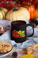 Sicilian Princess Black 11oz Mug