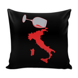 Spilled Wine Decorative Throw Pillow Set (Pillow Cover and Insert)