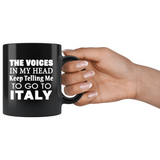 The Voices Black 11oz Mug