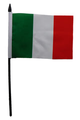 Small Italian 4" x 6" Flag