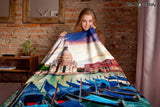 Venice Fleece Blanket - Portrait