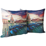 Venice Decorative Throw Pillow Set (Pillow Cover and Insert)