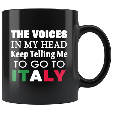 Voices in My Head 11oz Black Mug