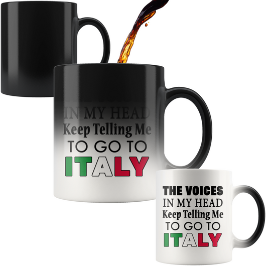 Voices in My Head Color Changing Mug
