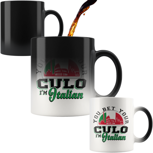 You Bet I'm Italian Color Changing Mug