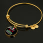 Let Italian Girl Handle It With Circle Charm Bangle - Version 2