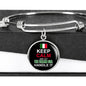 Let Italian Girl Handle It With Circle Charm Bangle - Version 2