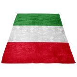 Italian Flag Fleece Blanket