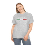 12 Days of Italian Christmas Shirt - Unisex Heavy Cotton Tee (5000)