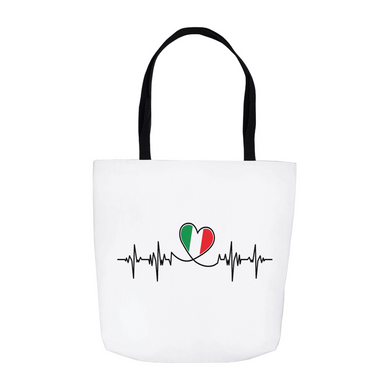 Italian Lifeline Tote Bag - White