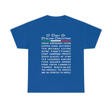 12 Days of Italian Christmas Shirt - Unisex Heavy Cotton Tee (5000)