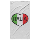 Italia Heart Beach Towel