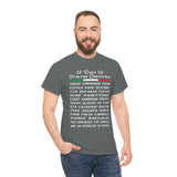 12 Days of Italian Christmas Shirt - Unisex Heavy Cotton Tee (5000)