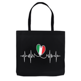 Italian Lifeline Tote Bag - Black