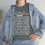 12 Days of Italian Christmas Shirt - Unisex Heavy Cotton Tee (5000)