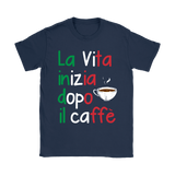 Life Begins After Coffee Shirt