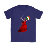 Italian Woman Warrior - Gildan Womens T-Shirt
