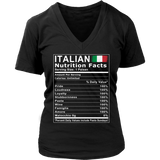 Italian Nutrition Facts Shirt