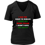 I Had the Right to Remain Silent II Women's Shirt