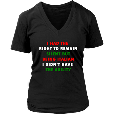 I Had the Right to Remain Silent II Women's Shirt