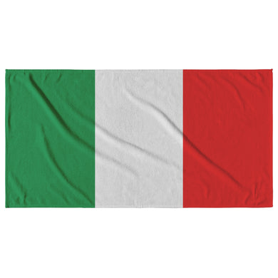 Italian Flag Beach Towel