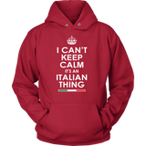 Can't Keep Calm Italian Shirt