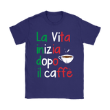 Life Begins After Coffee Shirt