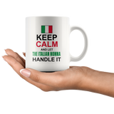 Let The Italian Nonna Handle It 11oz White Mug