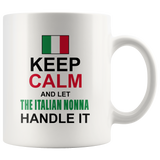 Let The Italian Nonna Handle It 11oz White Mug