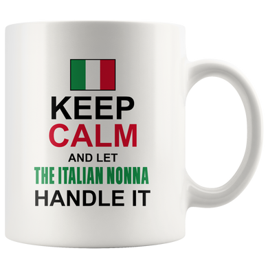 Let The Italian Nonna Handle It 11oz White Mug