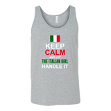 Let The Italian Girl Handle It Canvas Women's Tank
