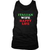 Italian Wife Happy Life Shirt